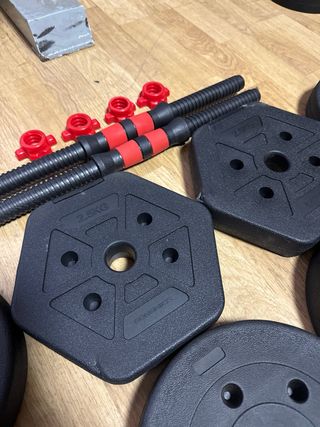 Par Mancuernas 10kg cada una.