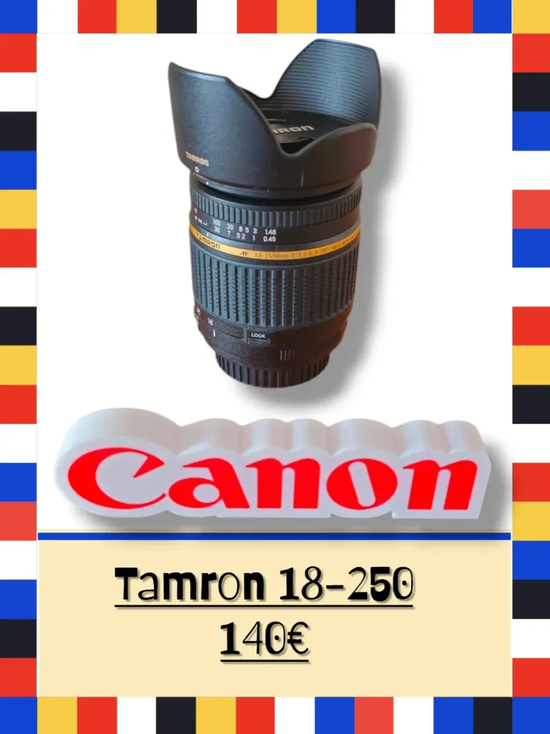 Tamron 18-250mm f/3.5-6.3 para Canon