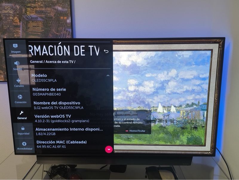 Televisión LG OLED 55'' OLED55C9PLA afbeelding 2