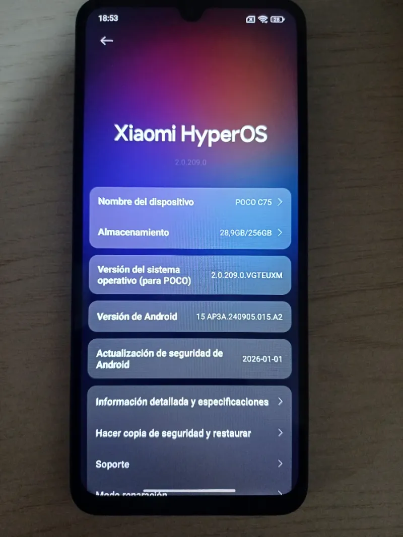 Poco C75 Negro afbeelding 3