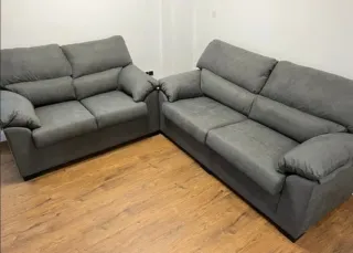 Conjunto Sofá 3+2 Cuesta Confort Gris