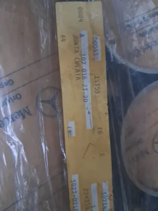 MERCEDES BENZ  190,W123,W124. JUNTA DE CULATA