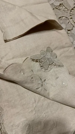 Tovaglia tonda Burano + 12 tovaglioli