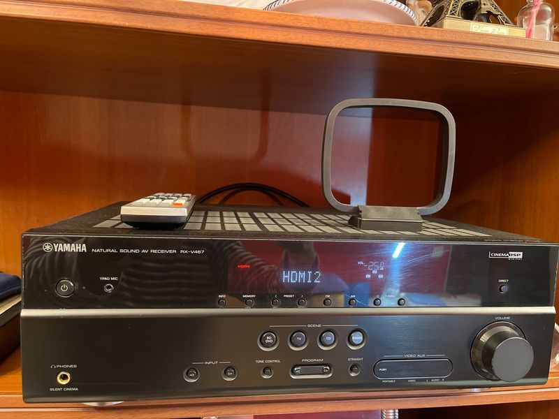Amplificador Yamaha RX-V467 Negro