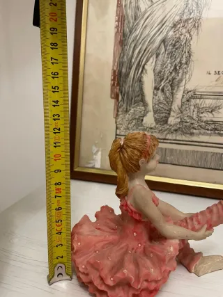 Statuine ballerine in gesso