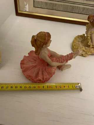 Statuine ballerine in gesso