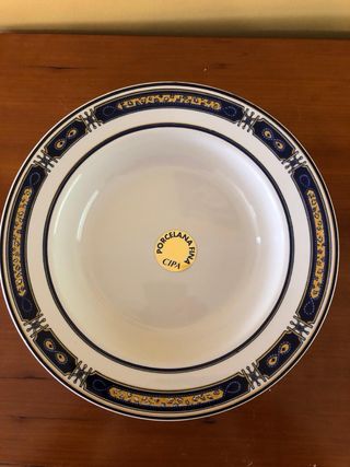 Vajilla de porcelana