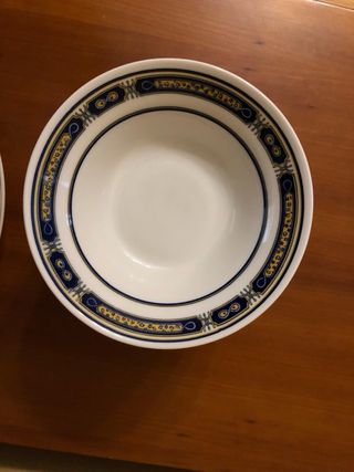 Vajilla de porcelana