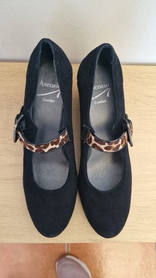 Zapatos Asensio Negros Talla 39
