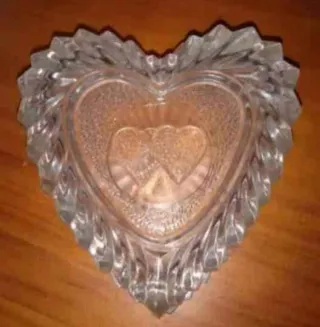 Joyero Corazón Cristal Transparente