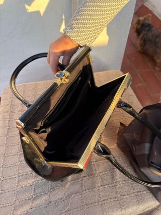 Bolso PAULA ROSSI Negro Charol