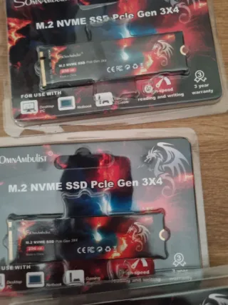 3x SSD NVMe 256GB SomnAmbulist