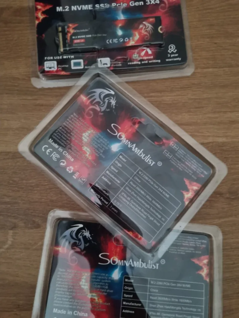 1x SSD NVMe 256GB SomnAmbulist afbeelding 4