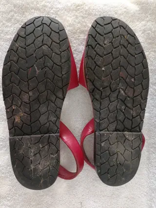 Abarcas Menorquinas Rojas talla 38-39