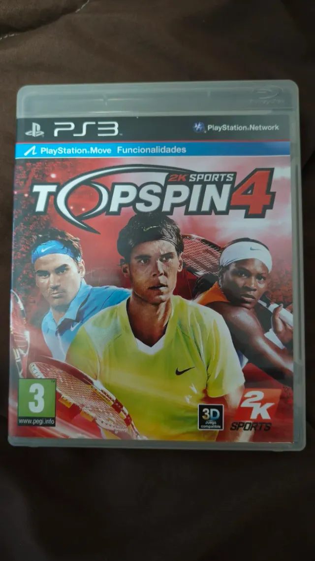 Caja y carátula Top Spin 4 PS3