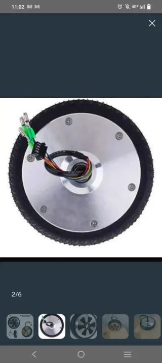 Rueda Motor Hoverboard 6.5