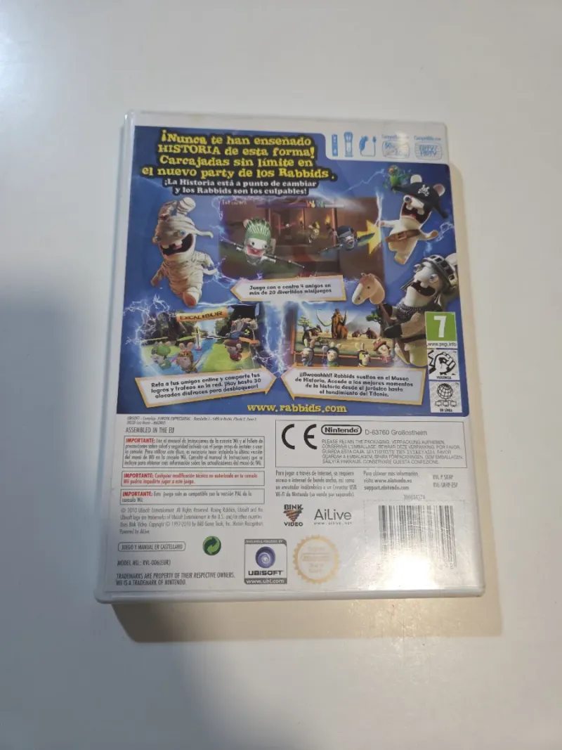 Raving Rabbids: Regreso al Pasado Wii afbeelding 2