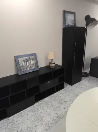 Mueble de salón negro