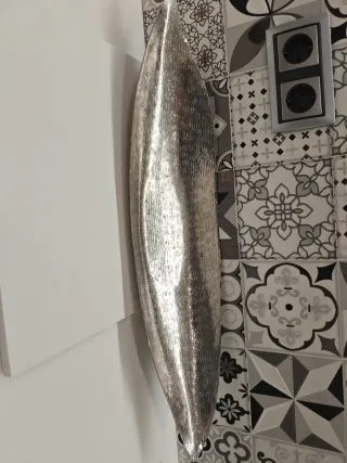 Bandeja Decorativa Cerámica y Metal