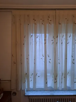 Cortinas de lino beige transparentes guapismas!