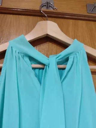 Vestido fiesta turquesa