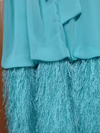 Vestido fiesta turquesa