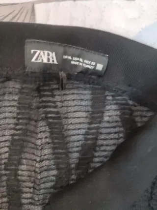 Camisa Zara Talla XL Negra