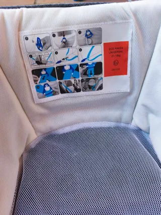 Capazo/Carro de bebé Giordani Reclinable gris