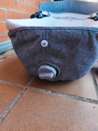 Capazo/Carro de bebé Giordani Reclinable gris