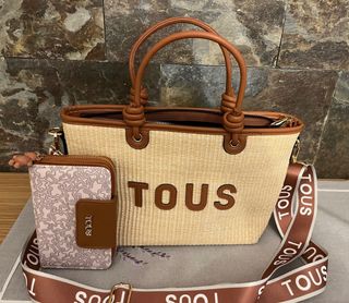Bolso y Cartera Tous Beige y Marrón