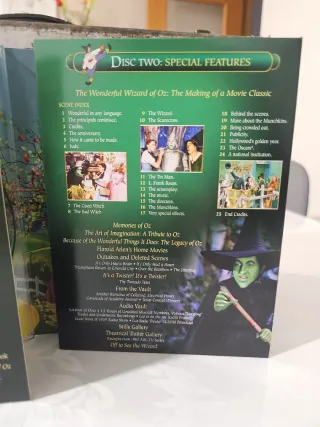 The wizard of Oz DVD Coleccionista 3 dvds (INGLES)