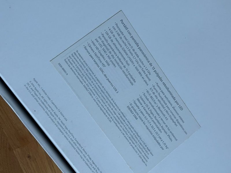 Caja MacBook Air (sin ordenador) afbeelding 6