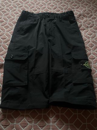 Pantalón cargo Stone Island negro