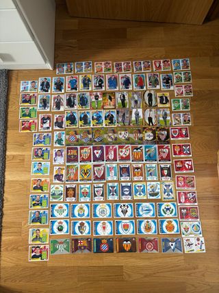 Lote 140 Cromos La Liga: Escudos y Entrenadores.