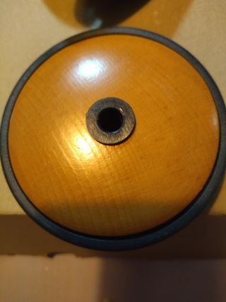 4 Ruedas Antiguas Madera 9.5cm Goma