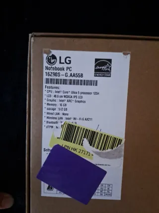 Portátil LG Gram Gris