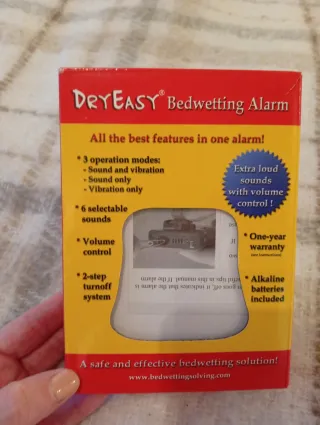 Alarma DryEasy para dejar el pañal. Pipi Stop.