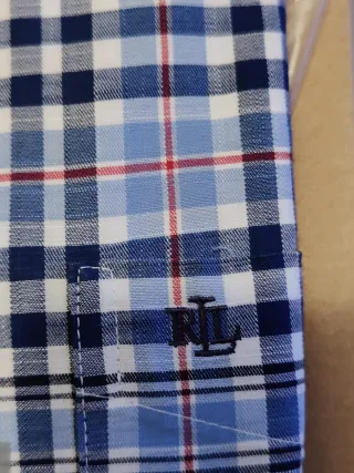 Camisa Lauren Ralph Lauren cuadros talla 44 cuello