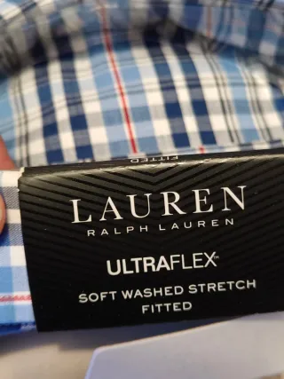 Camisa Lauren Ralph Lauren cuadros talla 44 cuello