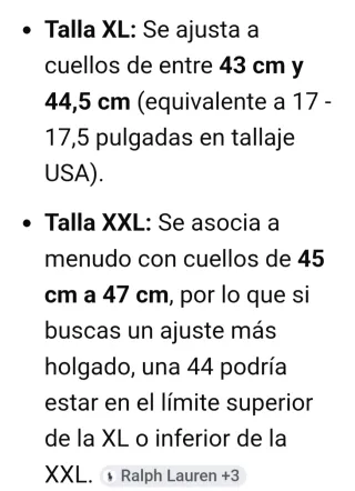 Camisa Lauren Ralph Lauren cuadros talla 44 cuello