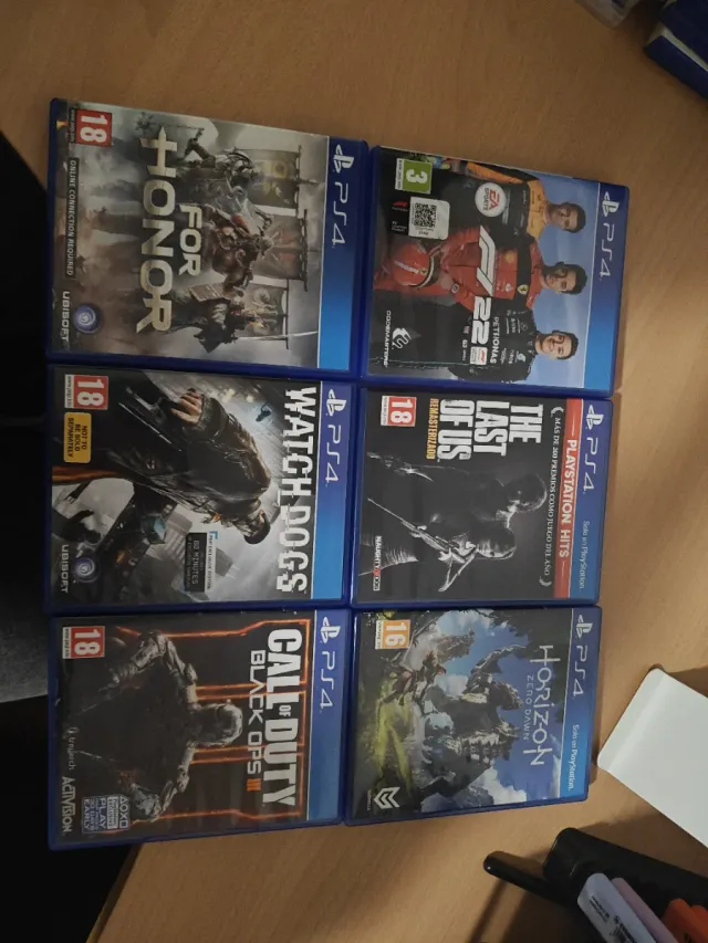 Pack 6 Juegos PS4