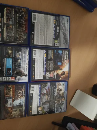 Confezione 6 Giochi PS4