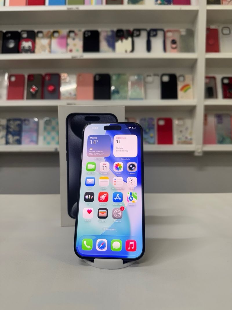 iPhone 15 Pro 256GB Azul Titanio afbeelding 3