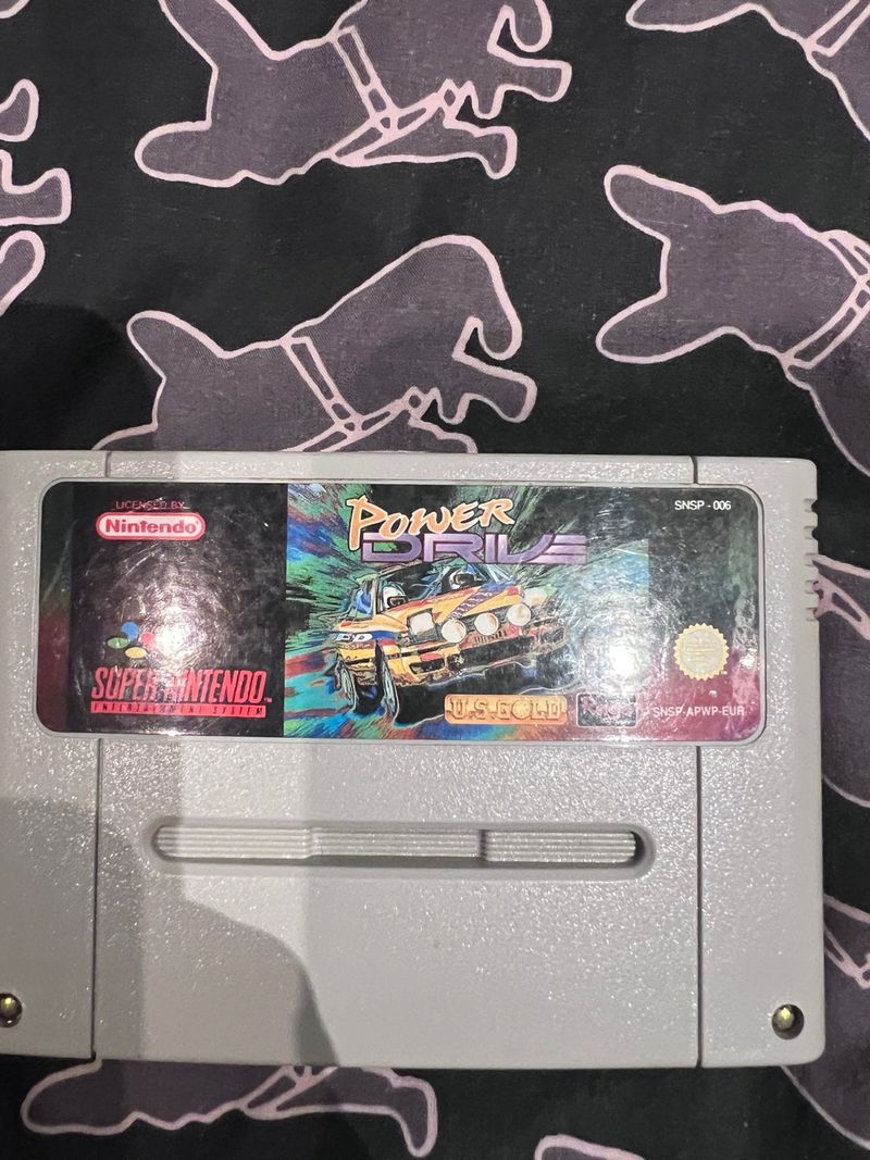 Power Drive Super Nintendo PAL