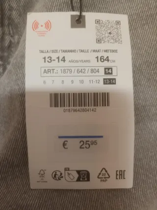 Pantalón vaquero Zara desgastado mujer