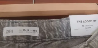 Pantalón vaquero Zara desgastado mujer