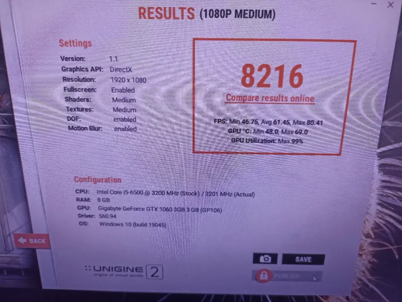Palit-gigabyte 1060 3GB DDR5 Tarjeta Gráfica afbeelding 7