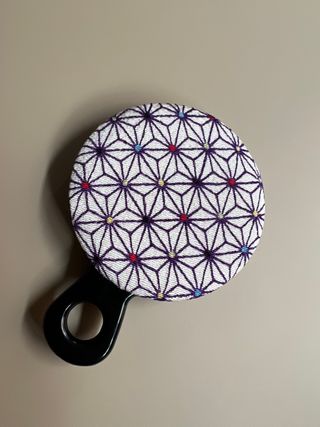 Mini espejo japonés con diseño geométrico Nuevo