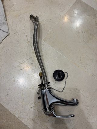 Grifo lavabo/bidé metal y plástico