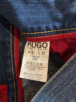Jeans HUGO Hugo Boss 90s/Y2K Azul